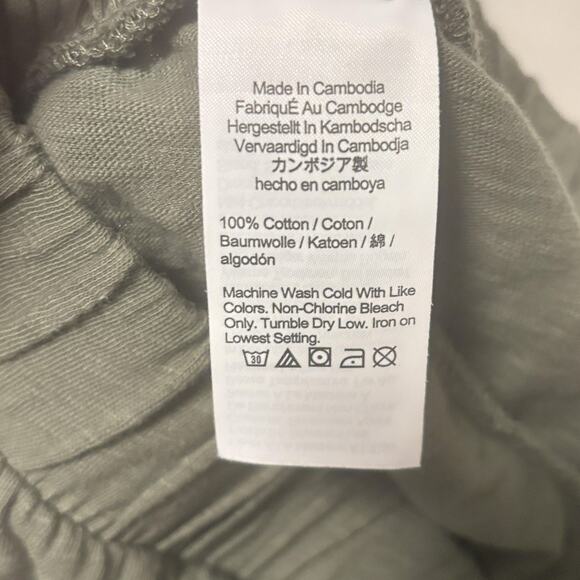 Crewcuts Shorts Girl Size 12 Green Ruffle Hem Pull On Casual 100% Cotton Summer - Picture 7 of 10